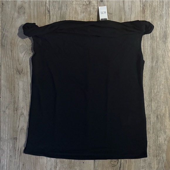 J. Crew Women's Off-The-Shoulder Twist Tank Top in Matte Jersey, Size Medium - Picture 3 of 9